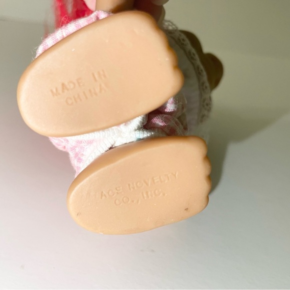 Ace Novelty Troll Doll with Red Hair Jewel and Pink Outfit - Picture 12 of 16